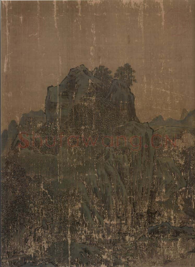 宋 李唐 长夏江寺图 书画作品