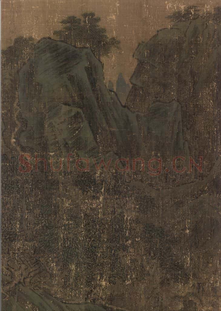 宋 李唐 长夏江寺图 书画作品