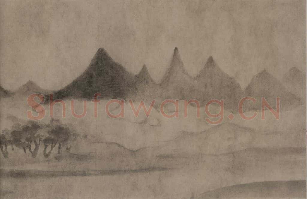 宋 米友仁 潇湘奇观图 书画作品