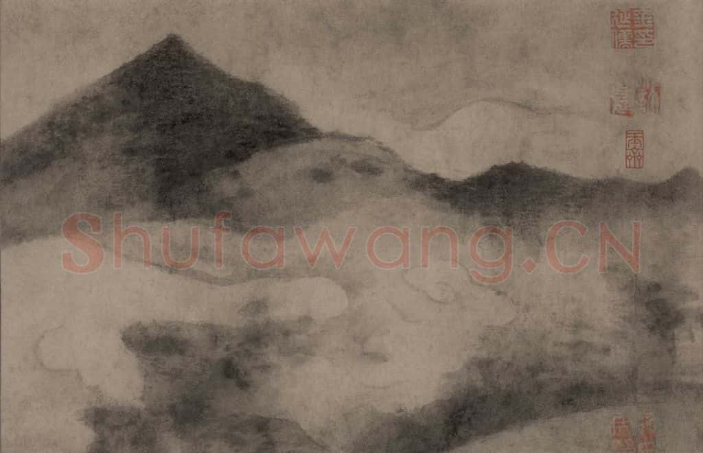 宋 米友仁 潇湘奇观图 书画作品