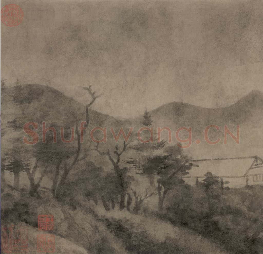 宋 米友仁 潇湘奇观图 书画作品