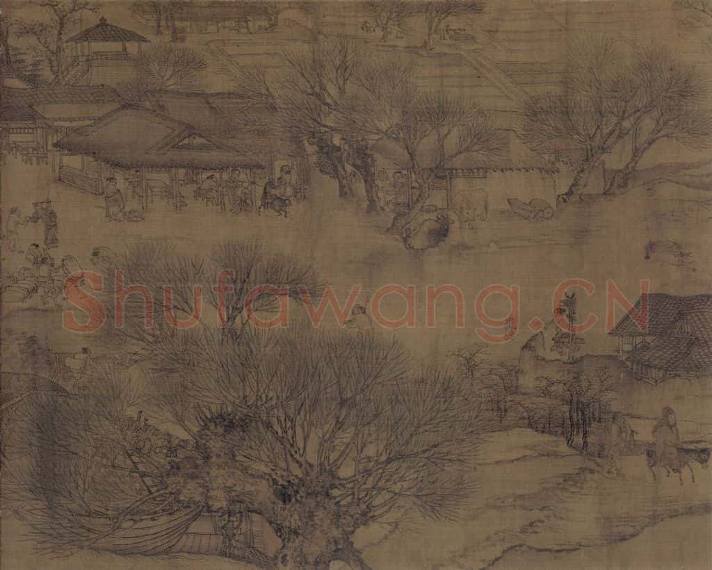 宋 张择端 清明上河图 书画作品