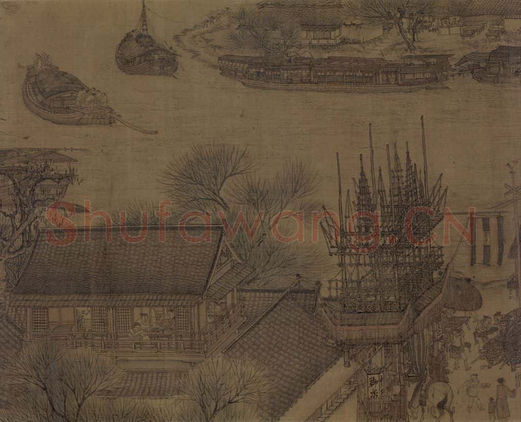 宋 张择端 清明上河图 书画作品