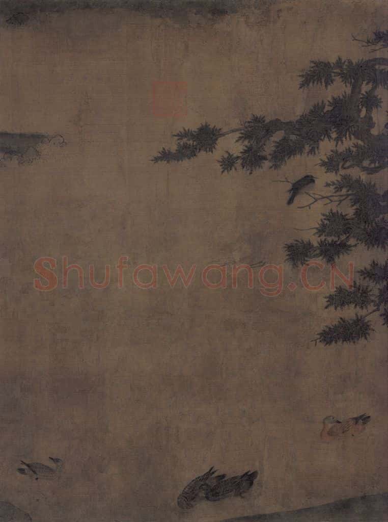 宋 赵士雷 湘乡小景图 书画作品