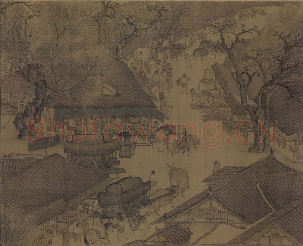 宋 张择端 清明上河图 书画作品