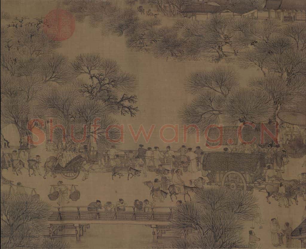 宋 张择端 清明上河图 书画作品