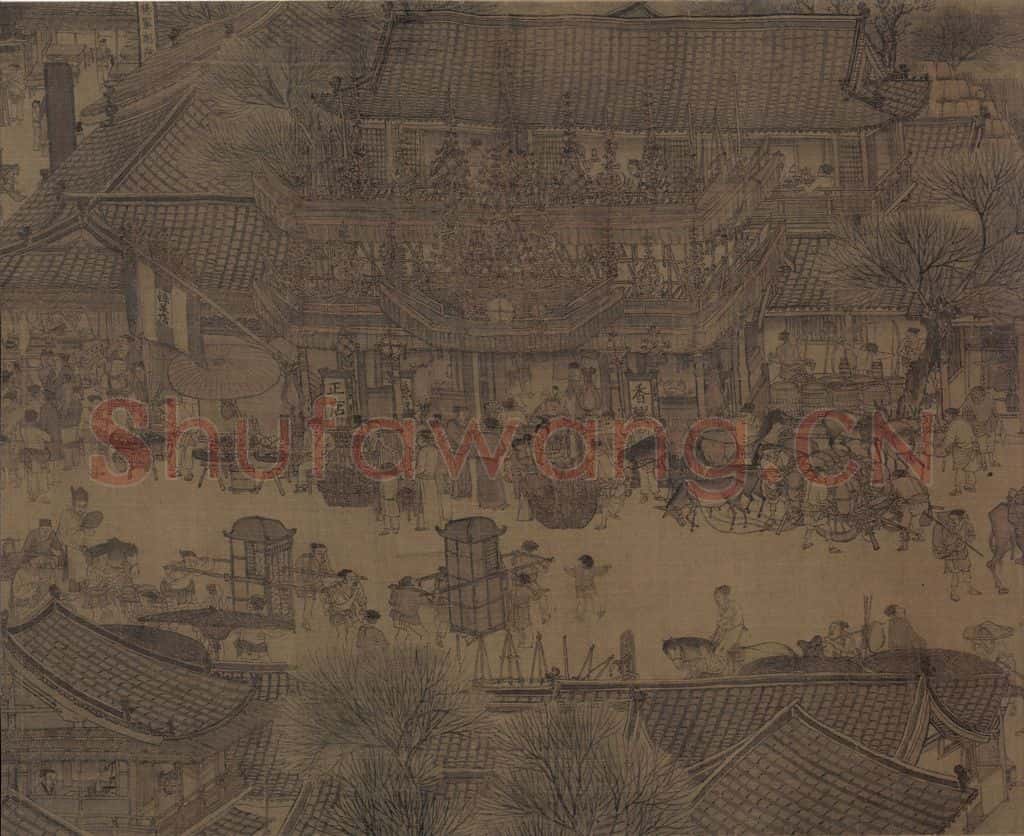 宋 张择端 清明上河图 书画作品