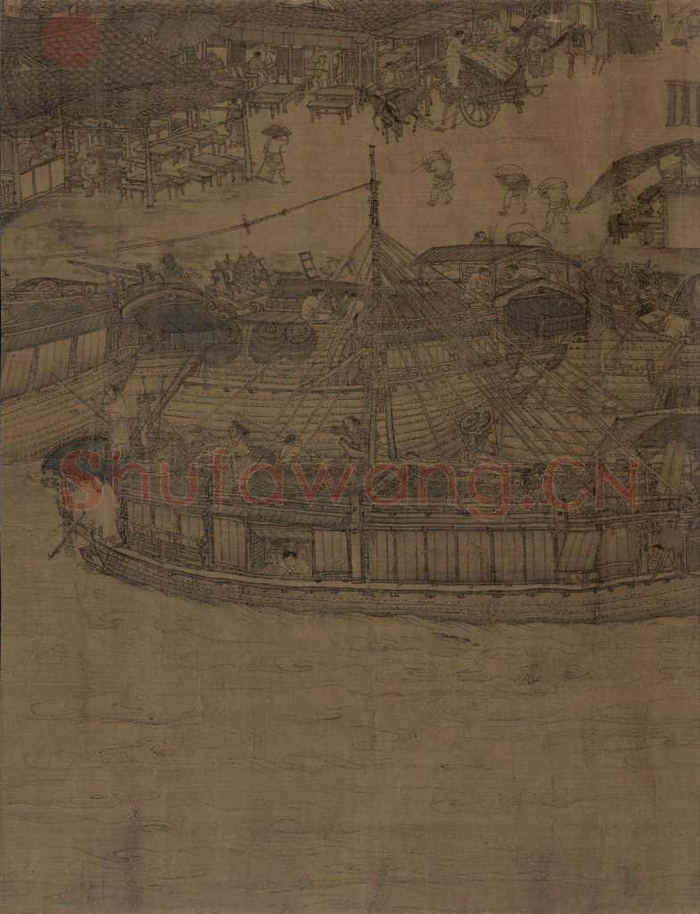 宋 张择端 清明上河图 书画作品
