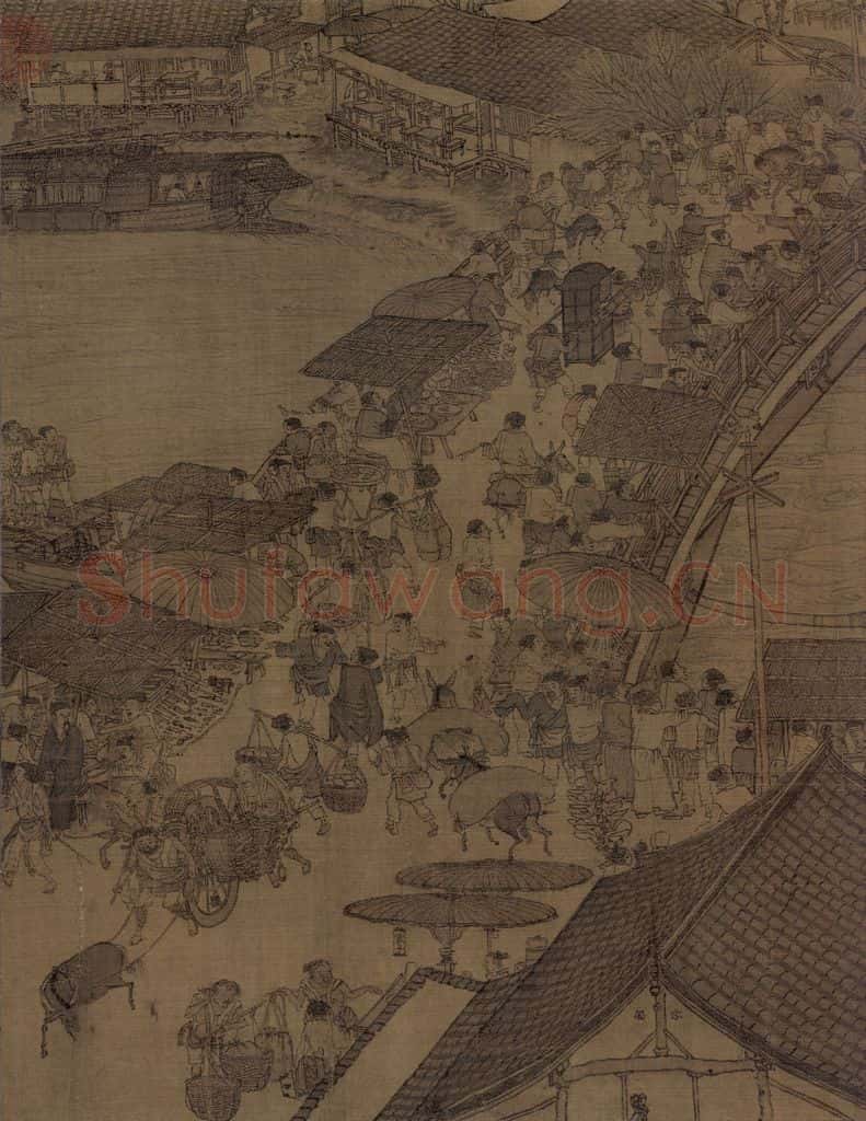 宋 张择端 清明上河图 书画作品