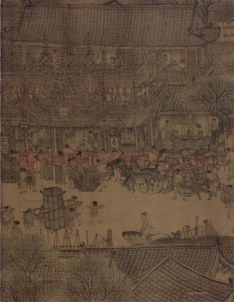宋 张择端 清明上河图 书画作品