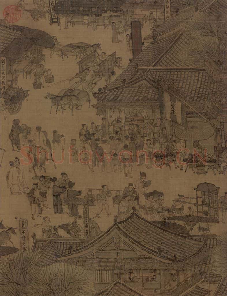 宋 张择端 清明上河图 书画作品