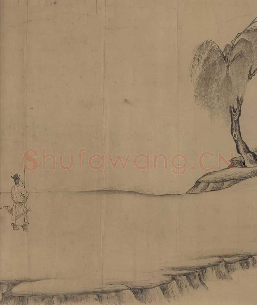 辽 陈及之《便桥会盟图》书画作品
