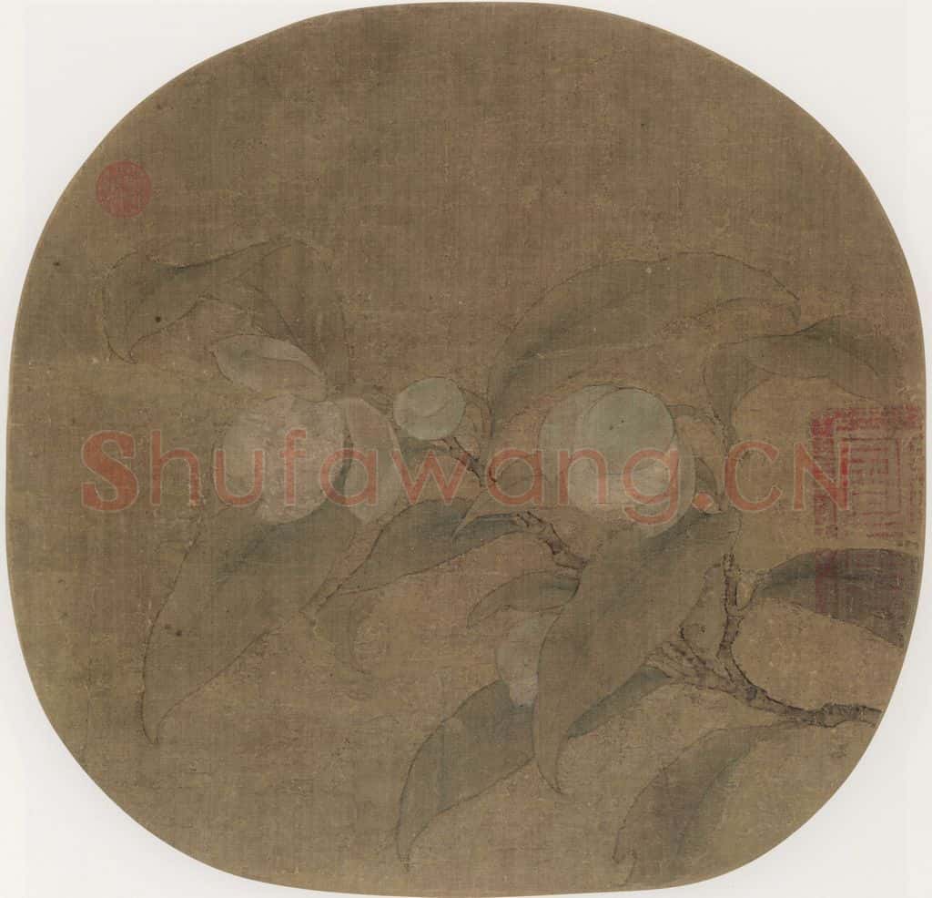 宋朝 佚名《无花果图》书画作品