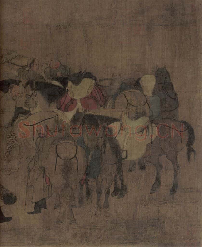辽 胡瓌《卓歇图》书画作品