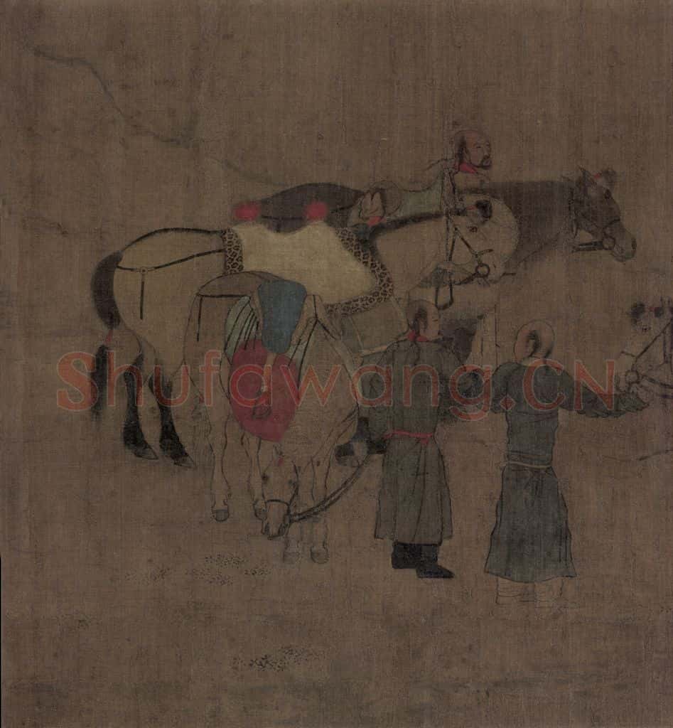 辽 胡瓌《卓歇图》书画作品