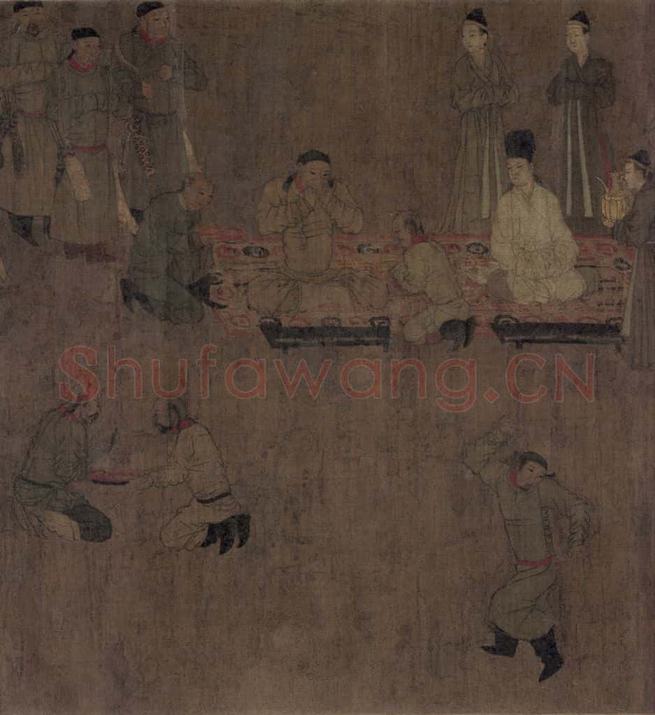 辽 胡瓌《卓歇图》书画作品