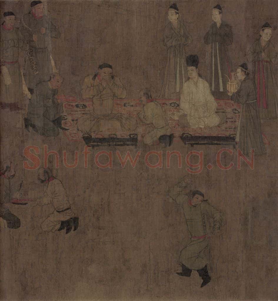 辽 胡瓌《卓歇图》书画作品