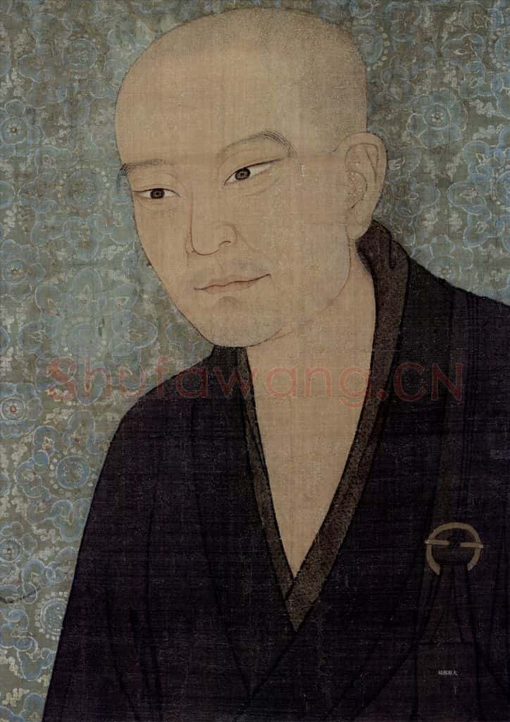 宋 佚名《南山大师像》书画作品