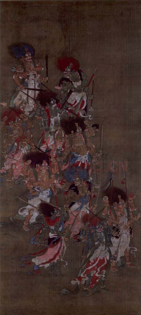 宋 佚名《阿修罗道》书画作品