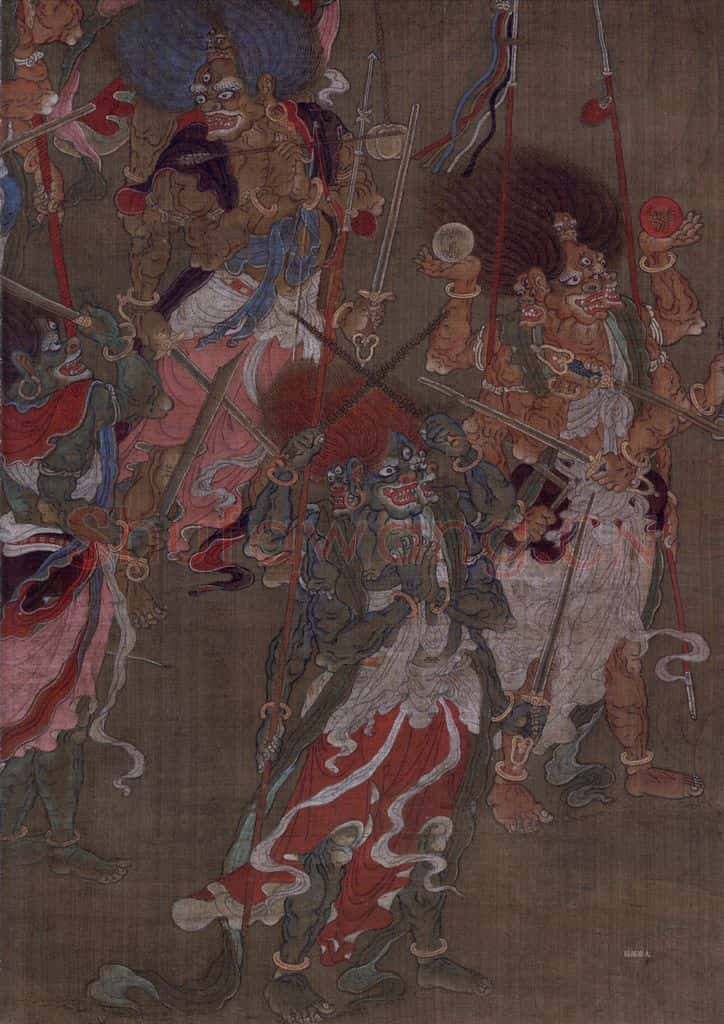 宋 佚名《阿修罗道》书画作品