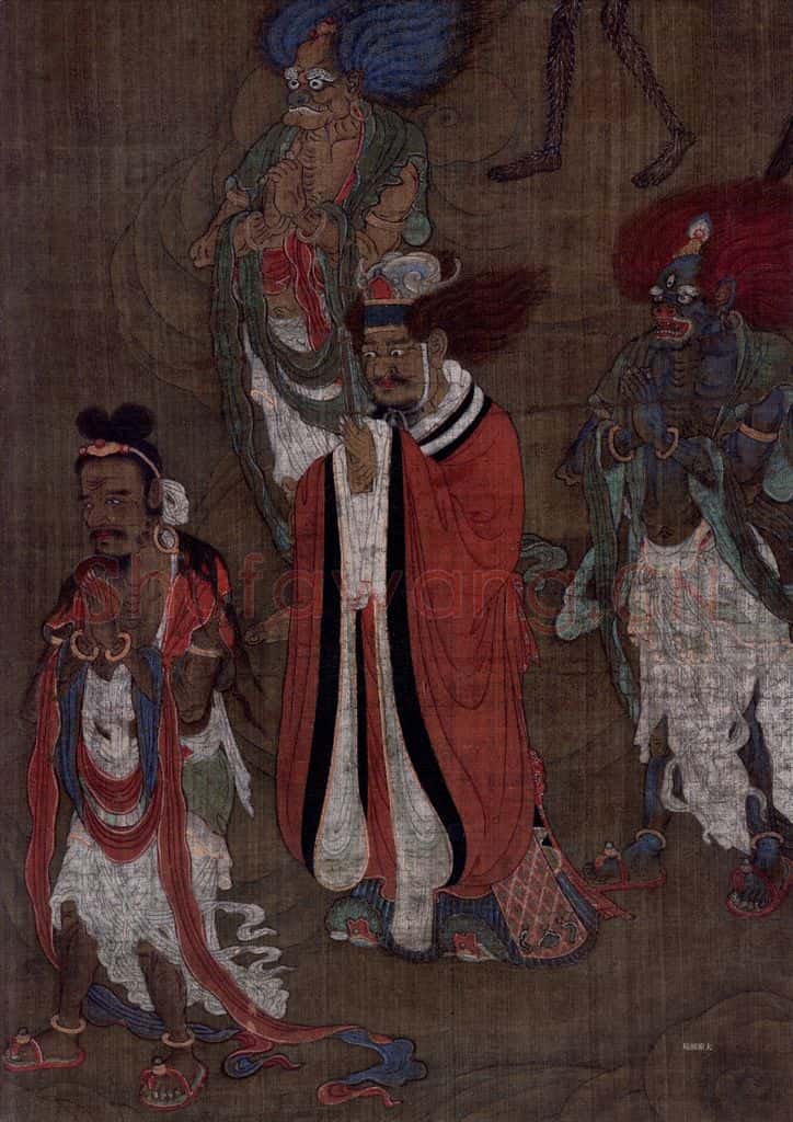 宋 佚名《饿鬼道》书画作品