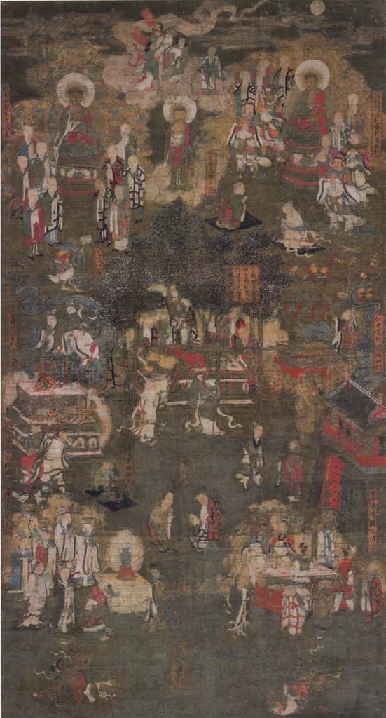 宋 佚名《八相涅槃图》书画作品