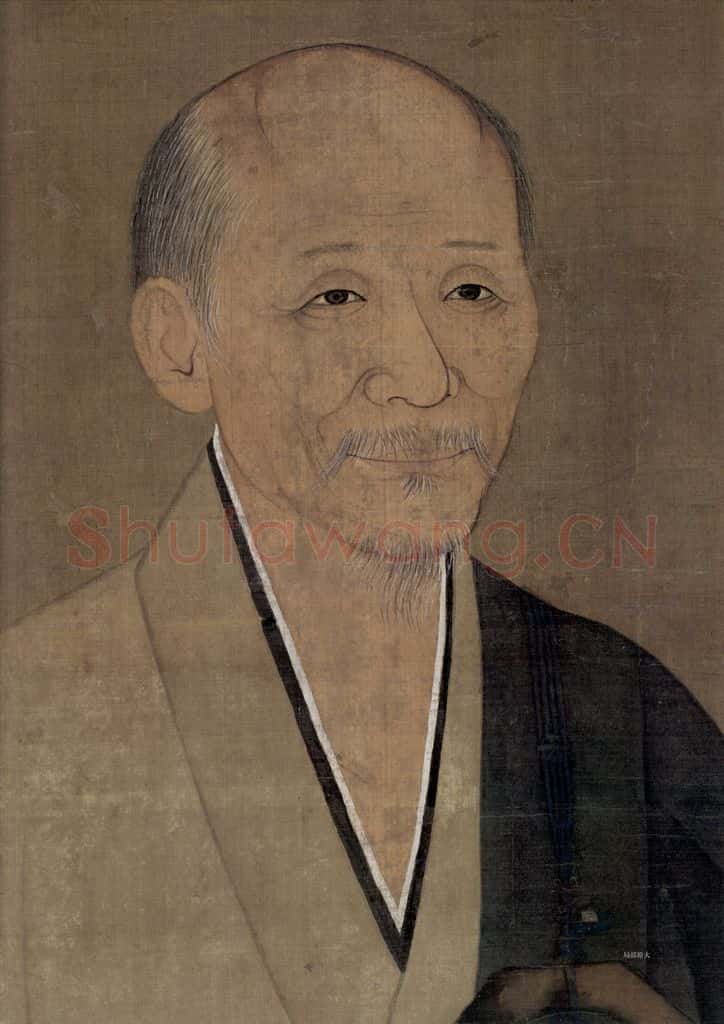 宋 佚名《无凖师范半身像》书画作品