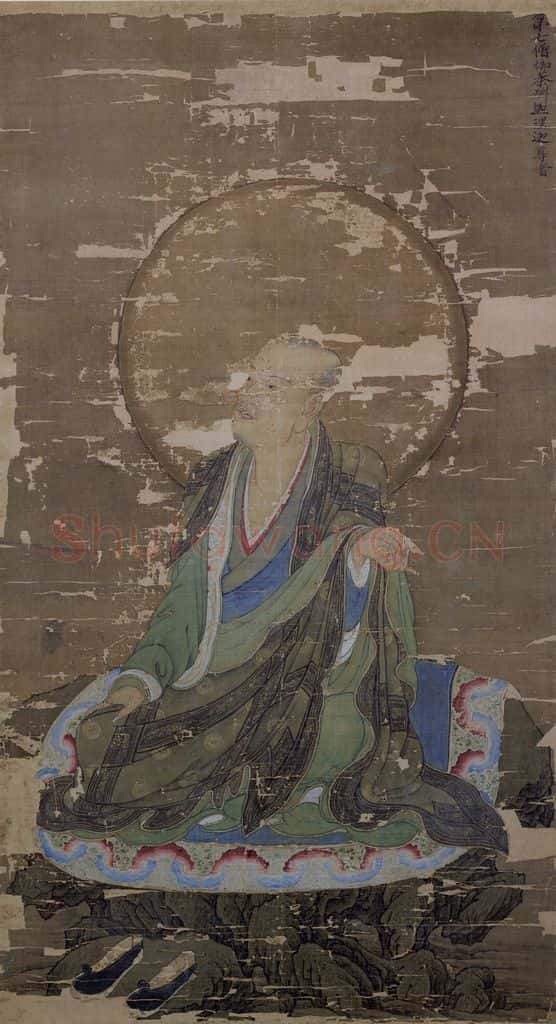 宋 赵璚《第七尊者-迦理迦尊者图 书画作品