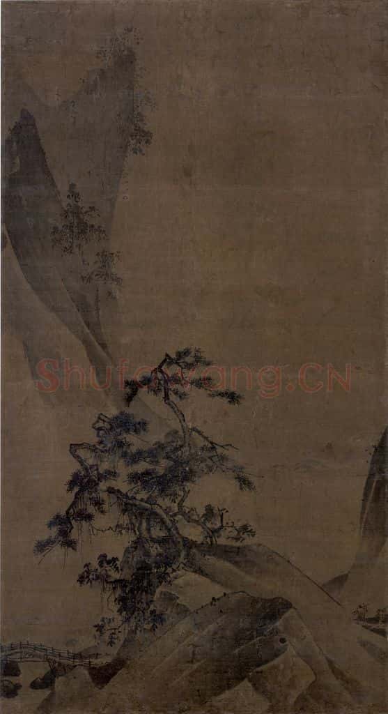 宋 米友仁《山水图(1)》书画作品