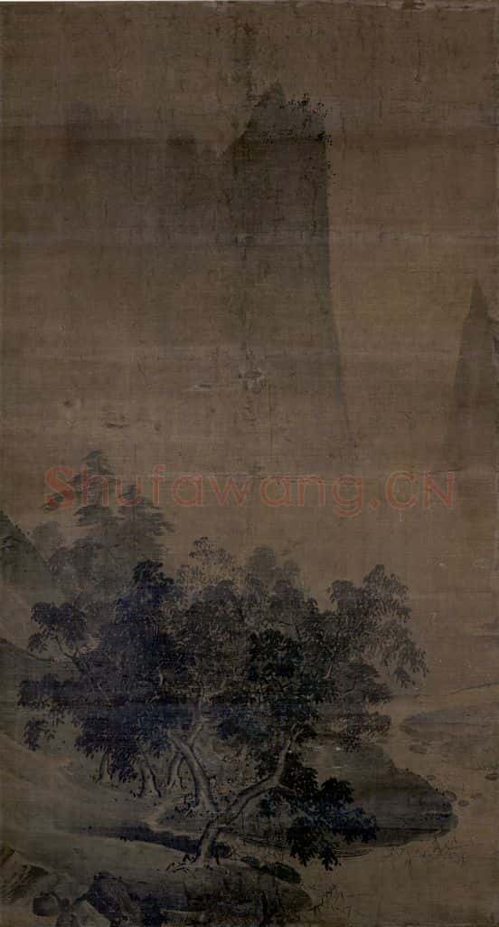 宋 米友仁《山水图（2）》书画作品
