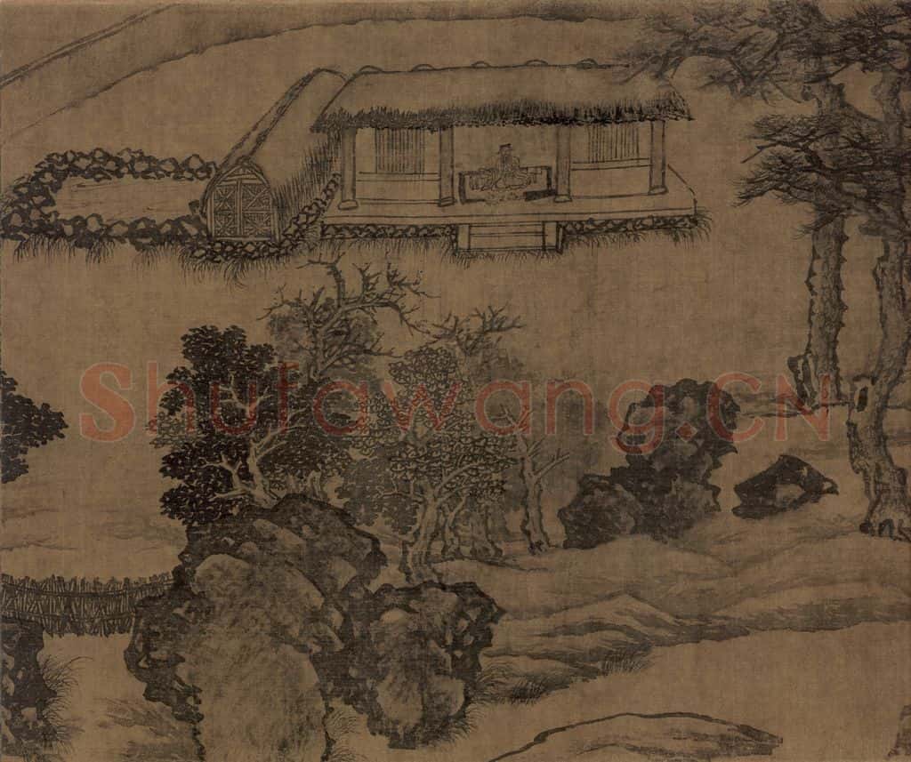 宋朝 佚名《卢鸿草堂十志图》书画作品