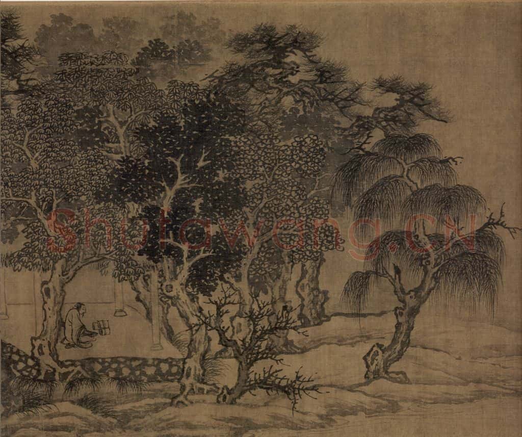 宋朝 佚名《卢鸿草堂十志图》书画作品