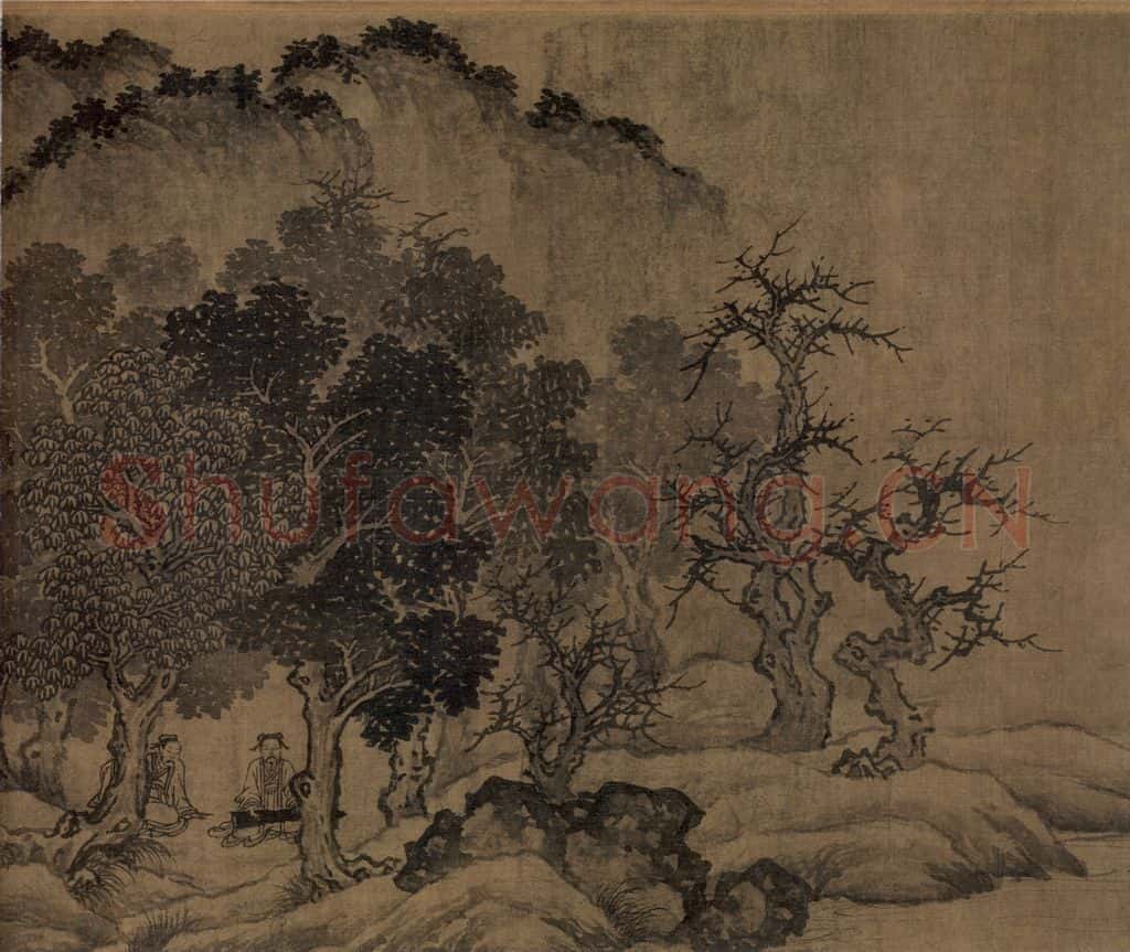 宋朝 佚名《卢鸿草堂十志图》书画作品