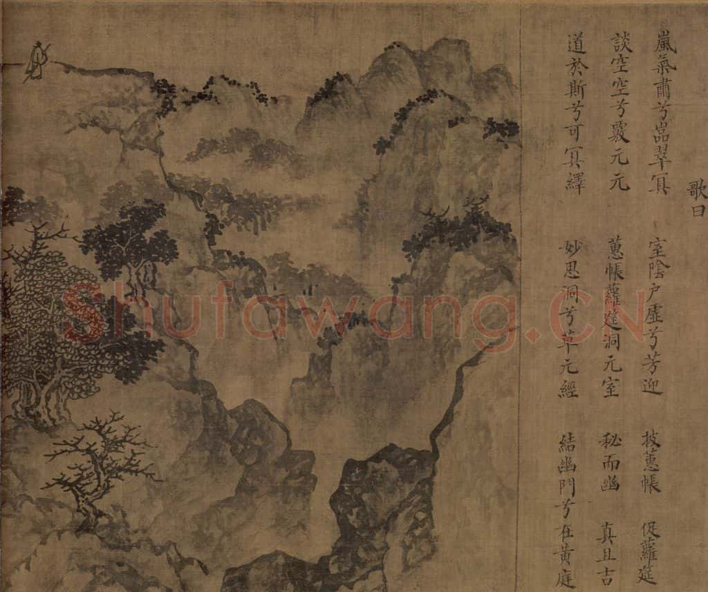 宋朝 佚名《卢鸿草堂十志图》书画作品