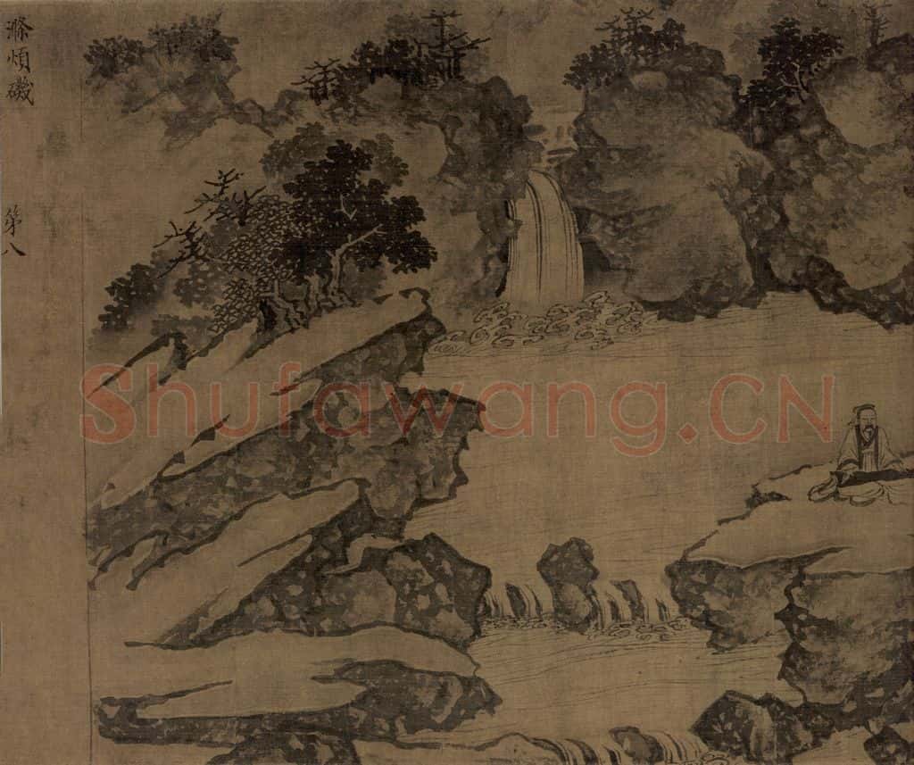 宋朝 佚名《卢鸿草堂十志图》书画作品