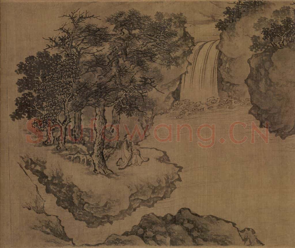 宋朝 佚名《卢鸿草堂十志图》书画作品
