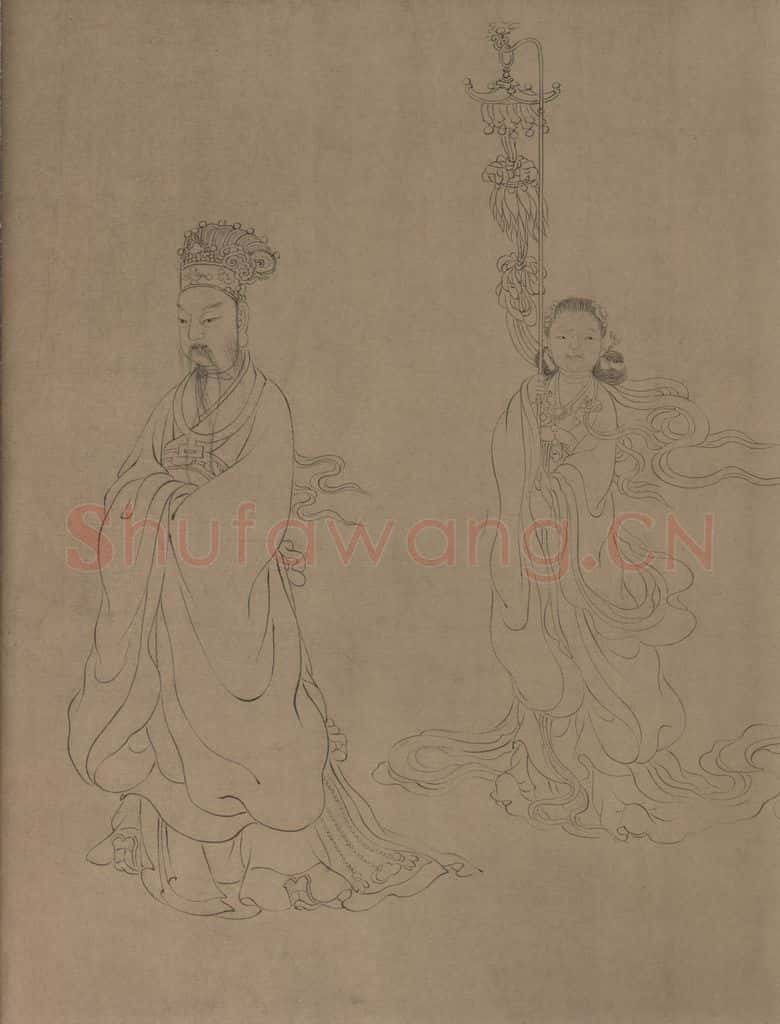 宋朝 佚名《九歌图》书画作品