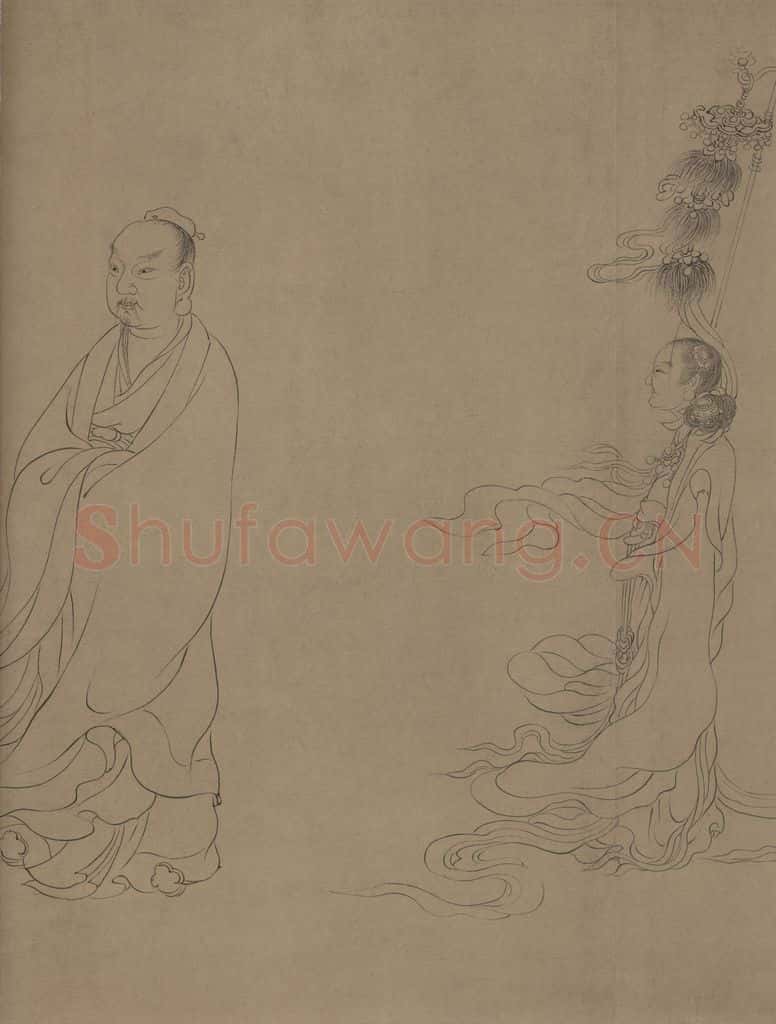 宋朝 佚名《九歌图》书画作品