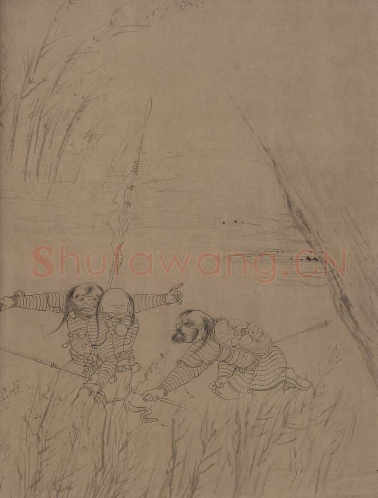 宋朝 佚名《九歌图》书画作品