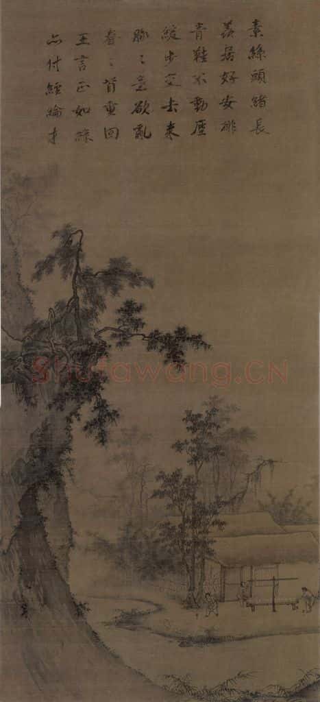 宋朝 佚名《丝纶图》书画作品