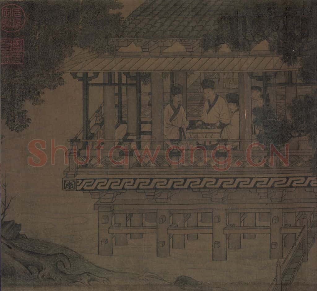 宋朝 佚名《会昌九老图》书画作品