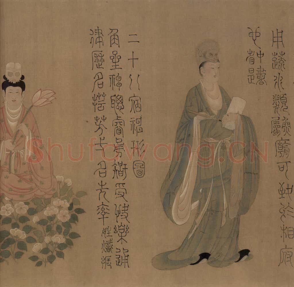 宋朝 佚名《摹梁令瓒星宿图》书画作品