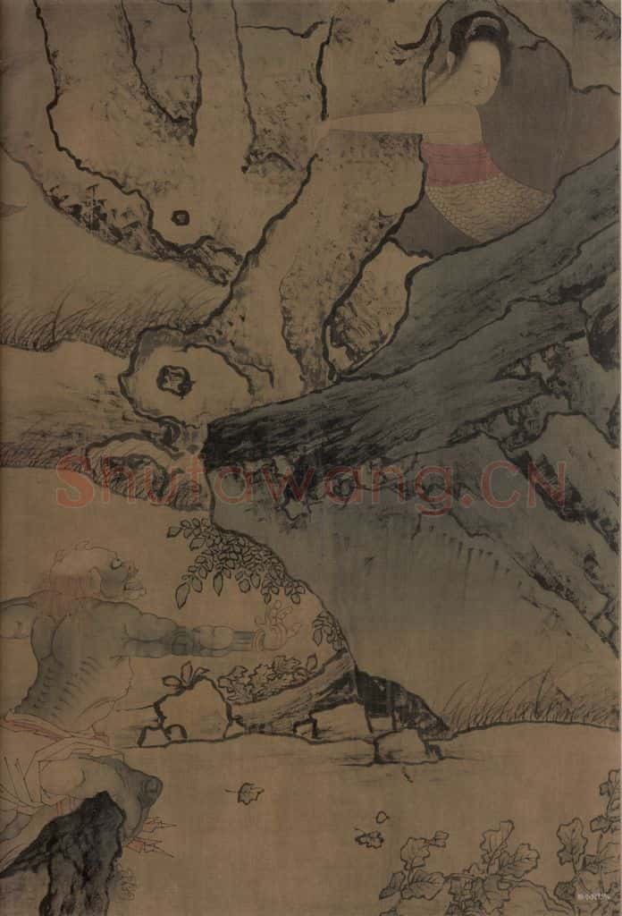 宋朝 佚名《搜山图》书画作品
