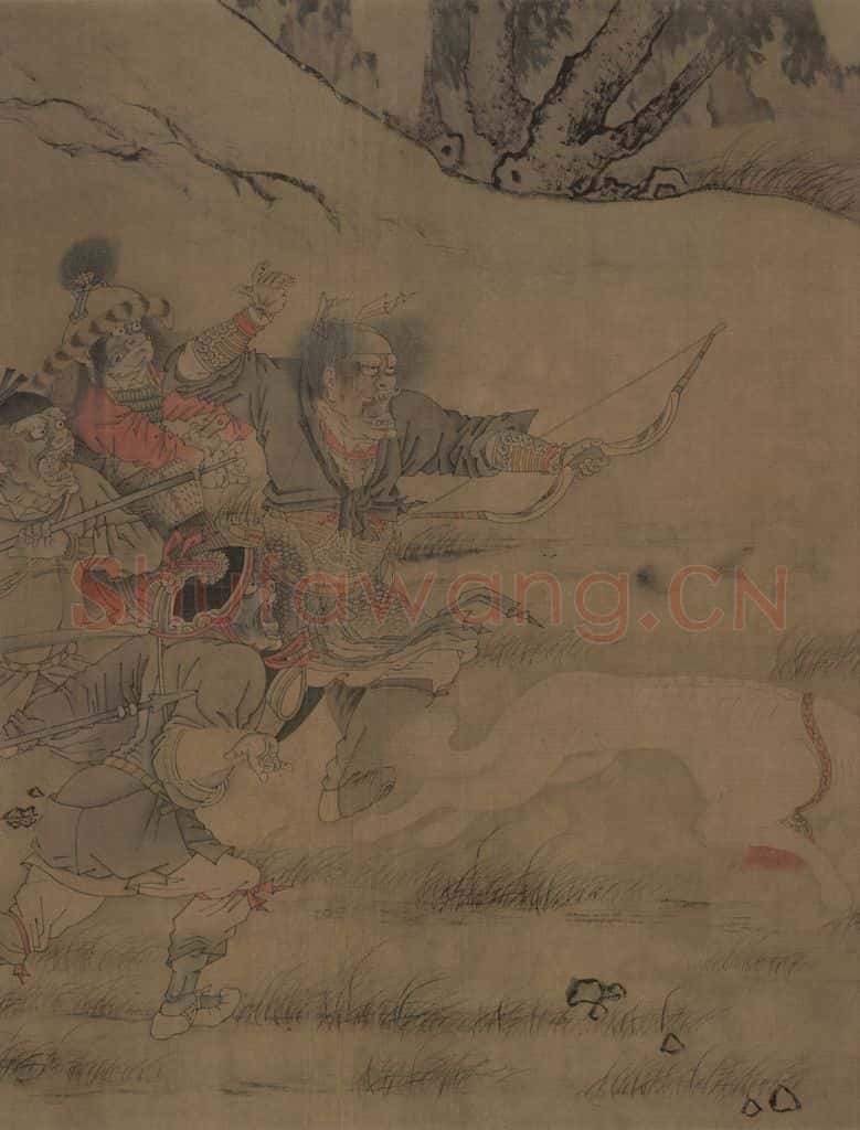 宋朝 佚名《搜山图》书画作品