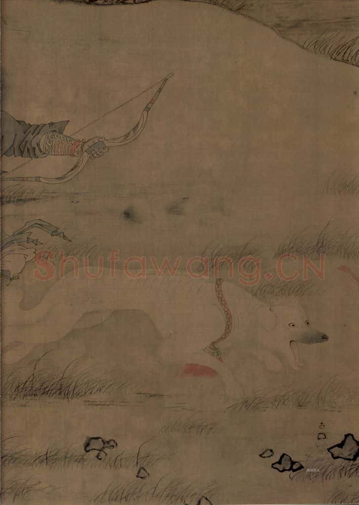 宋朝 佚名《搜山图》书画作品