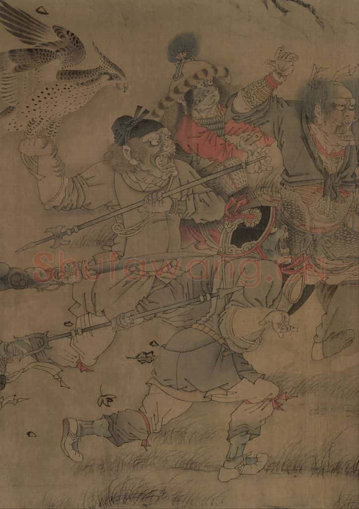 宋朝 佚名《搜山图》书画作品