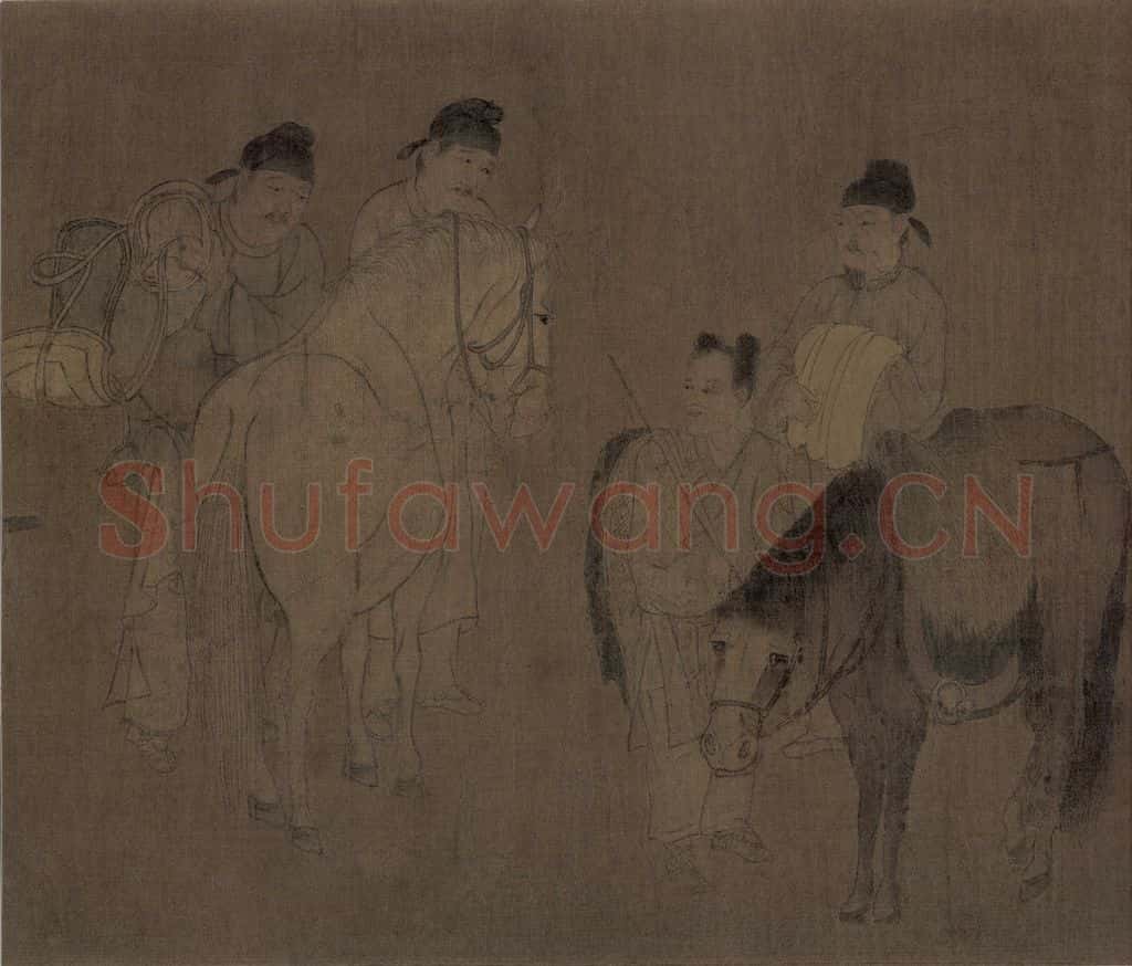 宋朝 佚名《春宴图》书画作品