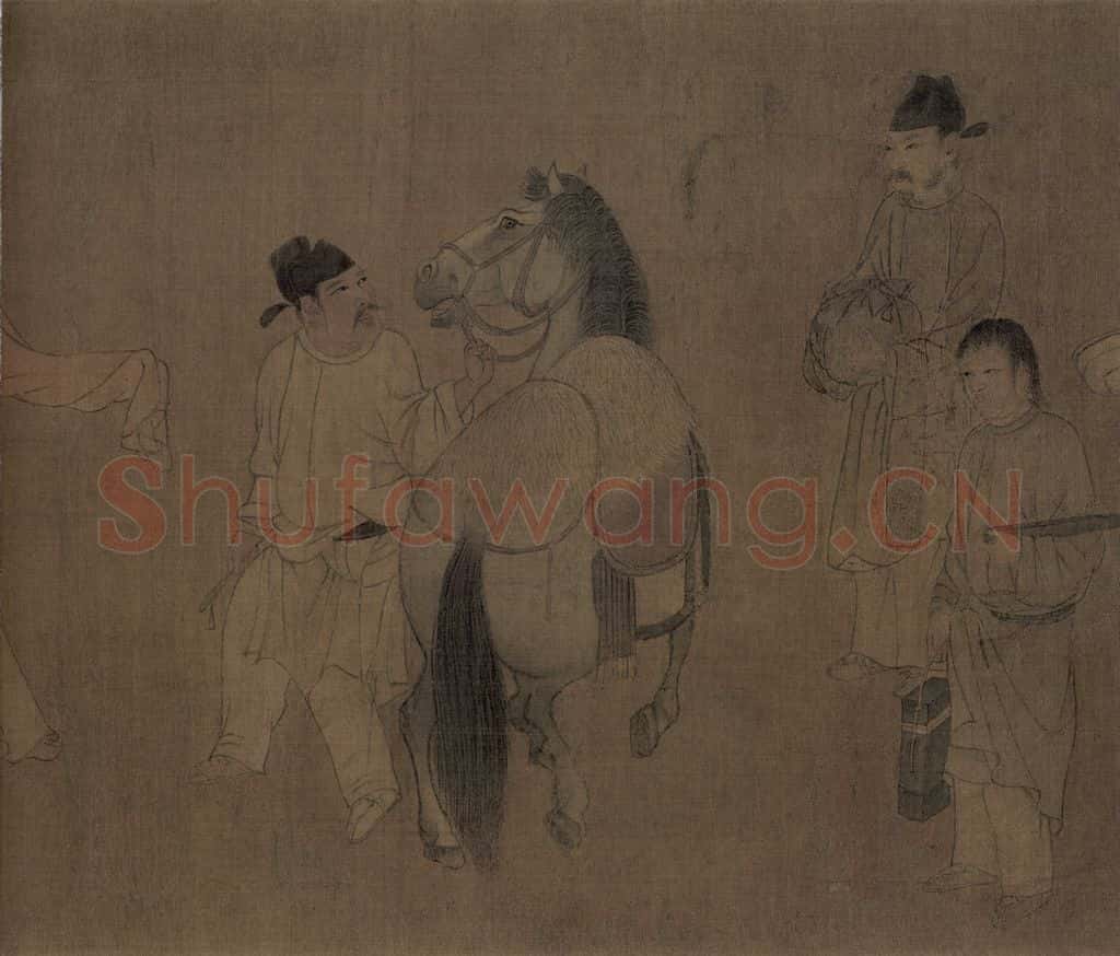 宋朝 佚名《春宴图》书画作品