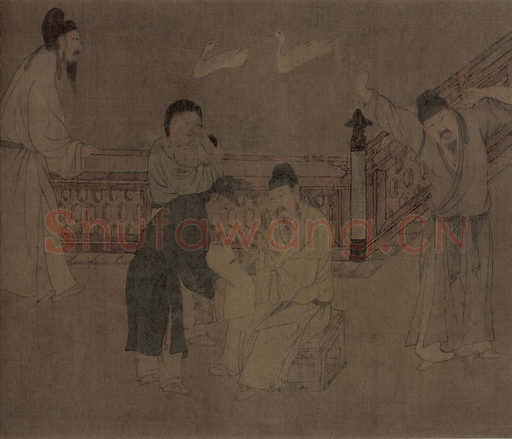 宋朝 佚名《春宴图》书画作品
