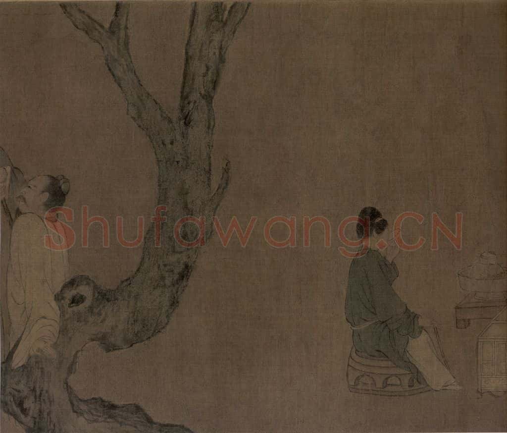 宋朝 佚名《春宴图》书画作品